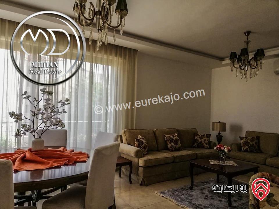 شقة مفروشة فاخرة للايجار في عمان - الجندويل مساحة 170م طابق ثالث تشطيبات وديكورات سوبر ديلوكس بسعر مميز