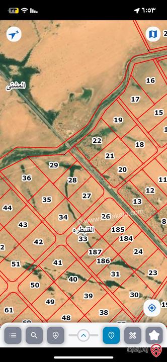 أرض مساحة 10 دونم للبيع من أراضي جنوب عمان - القنيطرة العنفدان