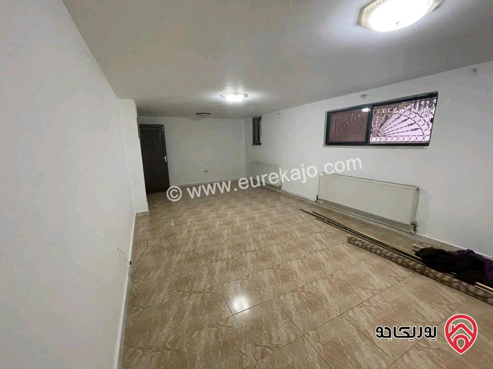 شقة فارغة مساحة 80م طابق تسوية للايجار في عمان - ضاحية الأمير راشد 