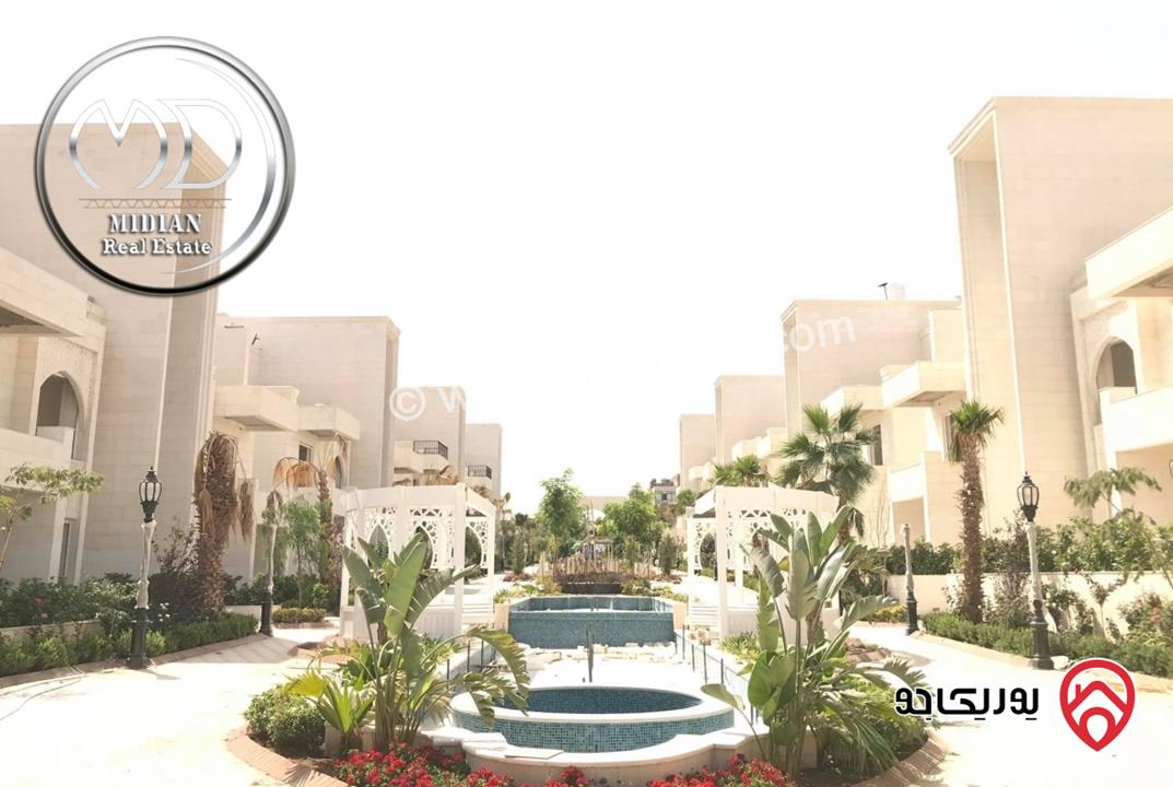 شقق مفروشة للايجار ضمن كومباوند في عمان - الظهير مساحات مختلفة تشطيبات و ديكورات فندقية فاخرة مع مسبح و حدائق اطلالة جميلة