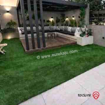 شقة مفروشة شبه ارضي مساحة 165م مع ترس 50م للايجار في عمان - ضاحية النخيل