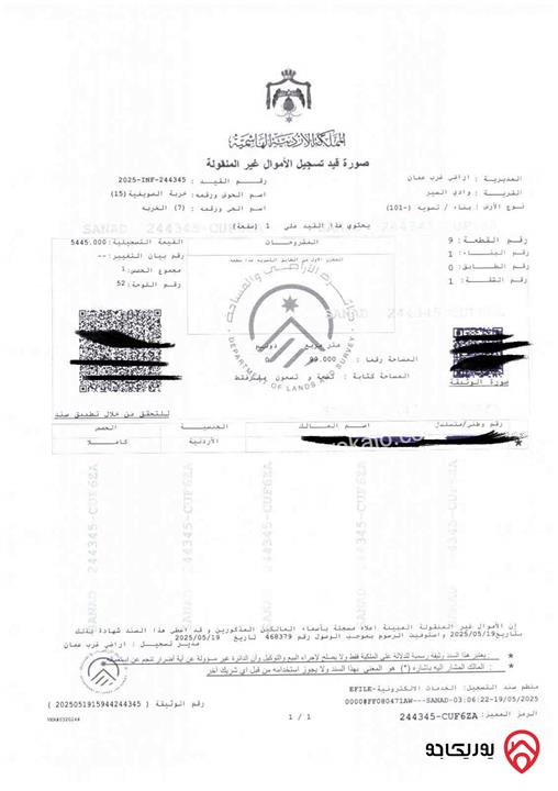 مخازن عدد 4 مساحة إجمالية 218 م² للبيع في عمان - الصويفية