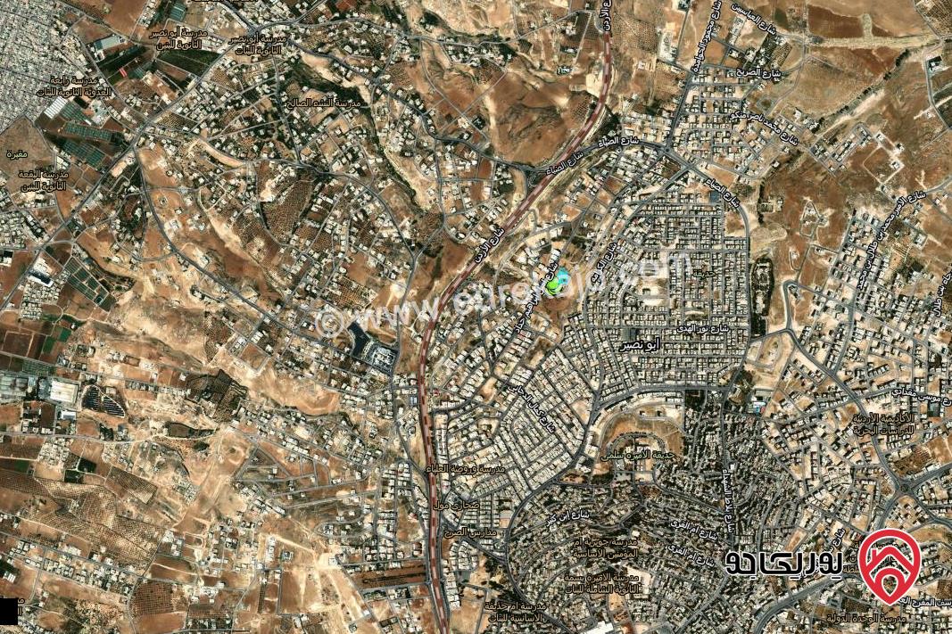 ارض مساحة 523م للبيع في عمان - ابو نصير حوض المقرن منطقة اسكانات/ قريبة من شارع الاردن