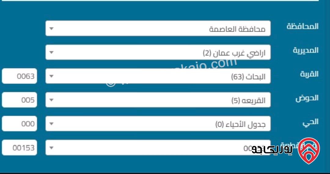 قطعتين أرض المساحة الكلية 2 دونم للبيع في عمان - مرج الحمام شارع قصر الأمير محمد من المالك ارض مستوية على الشارع الرئيسي 