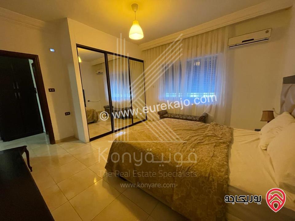 شقة مفروشة طابق ارضي مساحة 238م للايجار في عمان - حي الصحابة