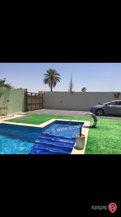 مزرعة وشاليه مساحة الأرض 581م والبناء 150م للبيع في الشونة الجنوبية 