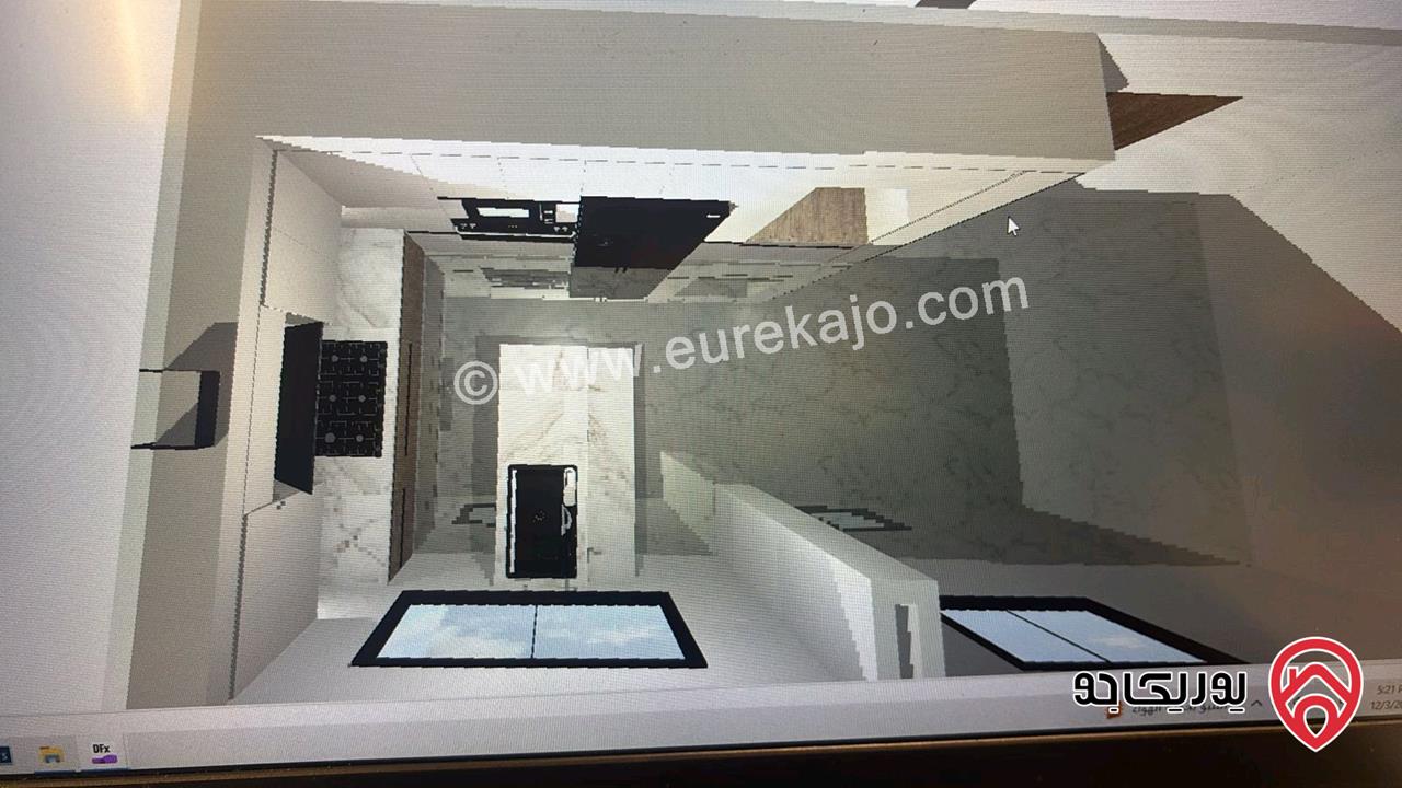  شقة سوبر ديلوكس أرضية مساحة 155م داخلي و 70م ترس امامي وجانبي للبيع في عمان - ارقى مناطق مرج الحمام 