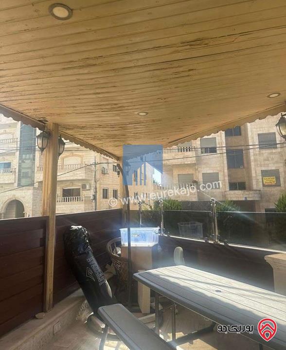 شقة أرضية فاخرة للبيع في عمان - الكرسي قرب المخابرات 180م مع ترسات 70م بسعر مغري