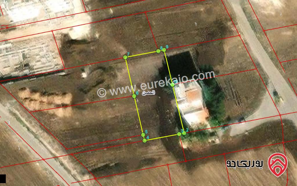 قطعة ارض مساحة 874م للبيع في اربد - مقابل الهابي لاند