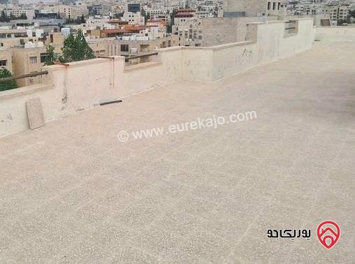 شقة مساحة 190م طابق أخير مع روف للايجار في عمان - دوار سابع قرب كوزمو