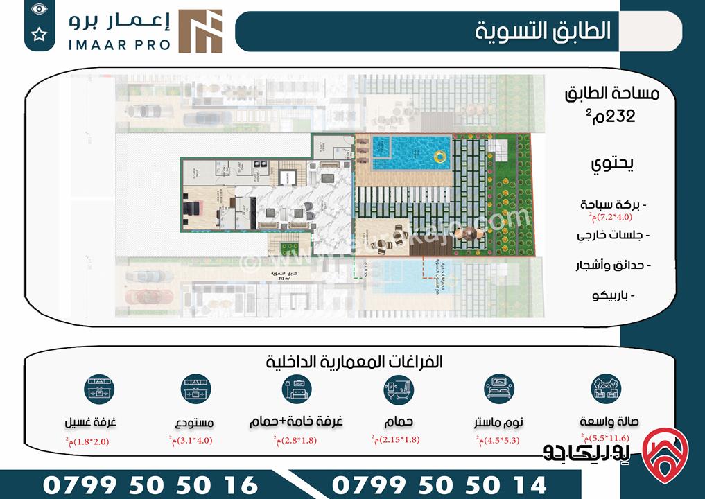 فلل روزا IMAAR 16 للبيع في عمان - دابوق سكن خاص بالقرب من مدارس المشرق الدولية