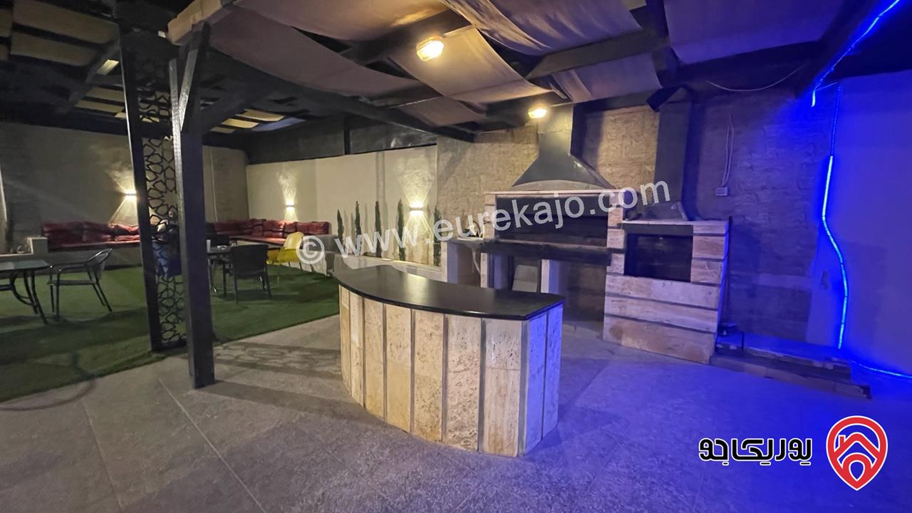 شاليه مساحة البناء 170م والأرض 530م للبيع في البحر الميت - جوفة الكفرين