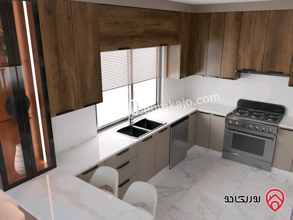 شقة فارغة أرضية مساحة 165م داخلي و 180م خارجي للايجار في عمان - حي الصحابة 