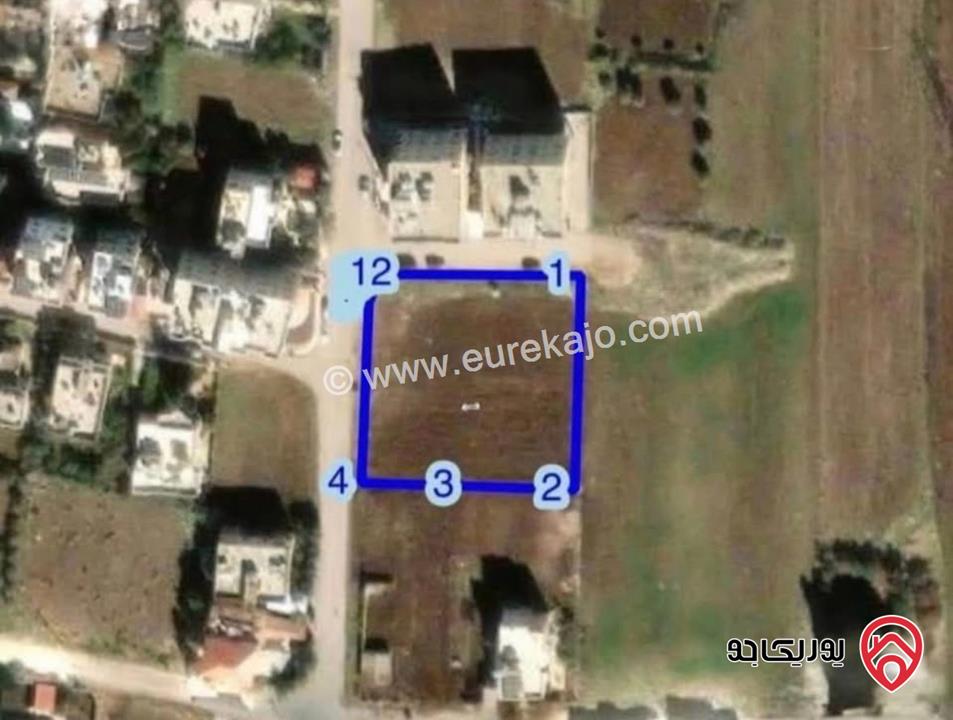 قطعة ارض مساحة 2539 متر للبيع في اربد / الحصن 