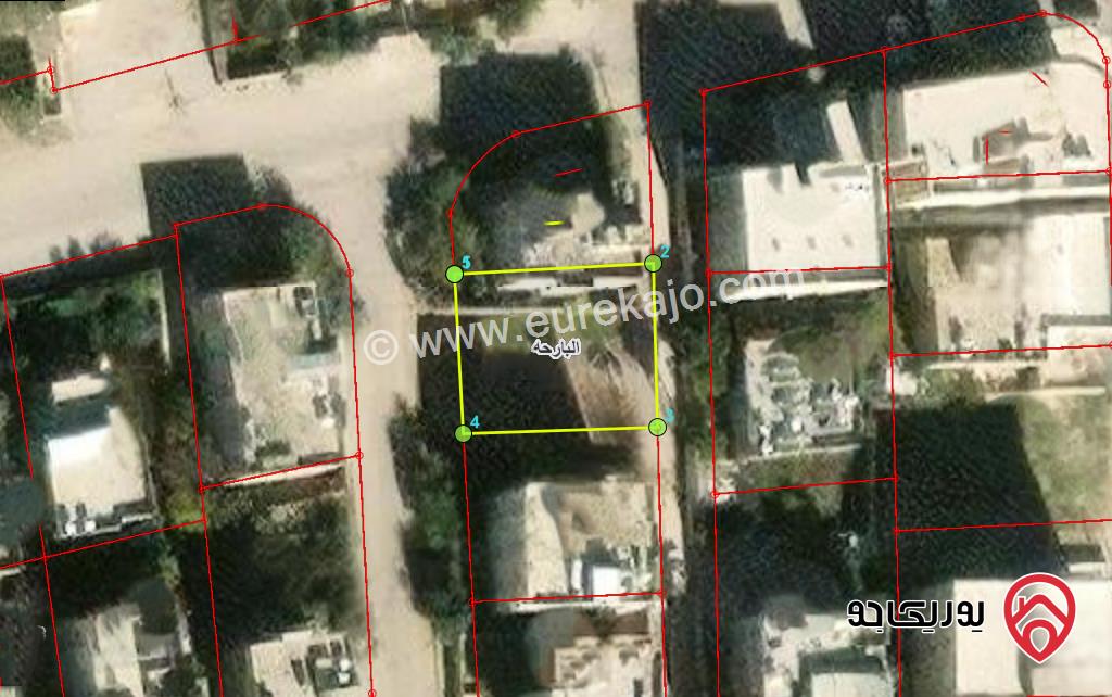 قطعة ارض مساحة 434م للبيع في اربد - شمال دوار القدس 