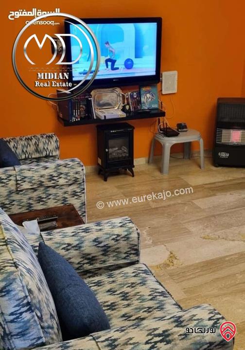 شقة مفروشة للايجار في عمان - تلاع العلي مساحة 180م طابق ثاني تشطيبات و فرش سوبر ديلوكس بسعر مميز