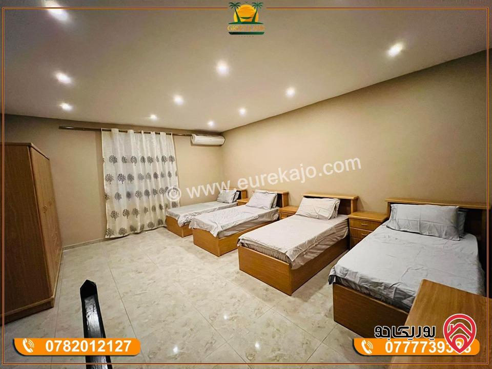 مزرعة - شاليه Green Land Chalet للايجار اليومي في البحر الميت