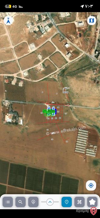 ارض للسكن او للاستثمار مساحة 466م للبيع في عمان - قرية سالم بجانب شارع الميه سكن ج