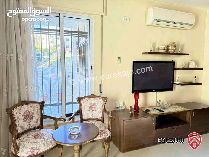 شقة مفروشة طابق ارضي مساحة 100م للايجار في عمان - الدوار الخامس