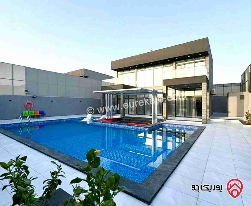 فيلا ومزرعة مساحة البناء 210م على أرض 600م للبيع في البحر الميت - الرامة