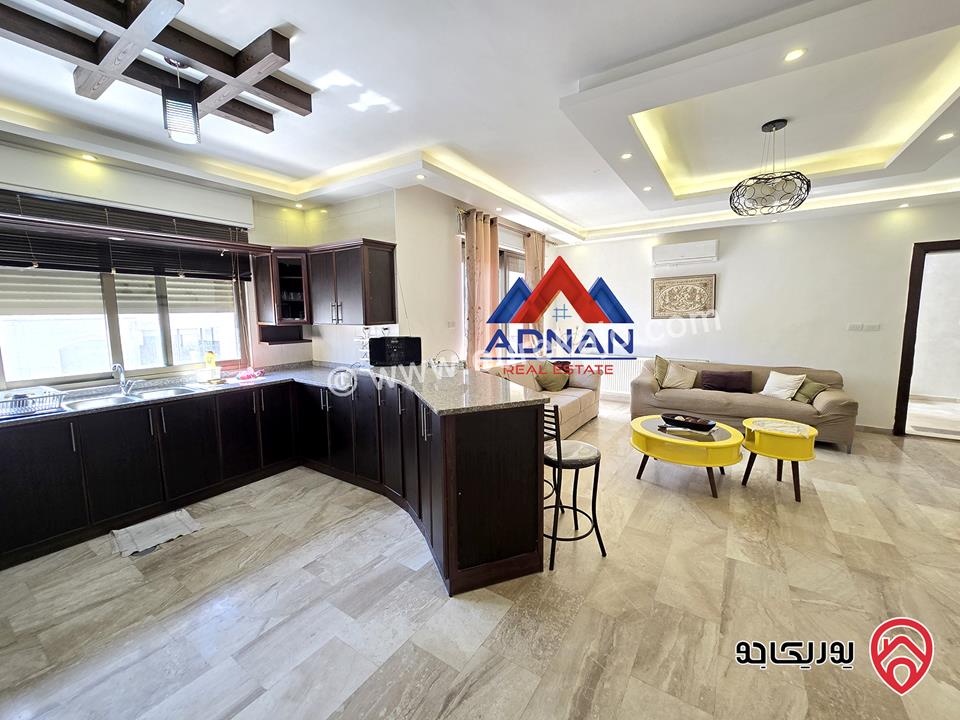 شقة مفروشة مميزة مساحة 130م طابق ثالث للإيجار في عمان - الرابية