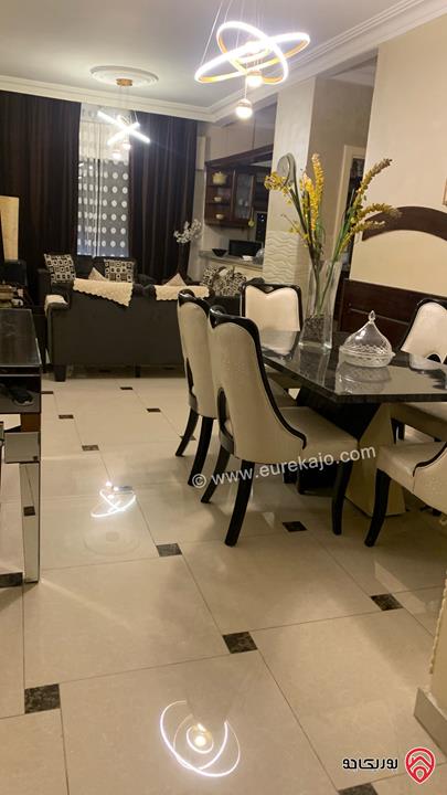 شقة مفروشة مساحة 90م طابق أول للإيجار في عمان - ضاحية الرشيد مربع العائلات من المالك مباشرة 