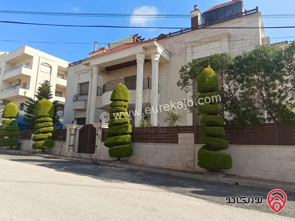 فيلا مستقلة فاخرة مساحة 1600م على أرض 1028م للبيع في عمان - ضاحية النخيل