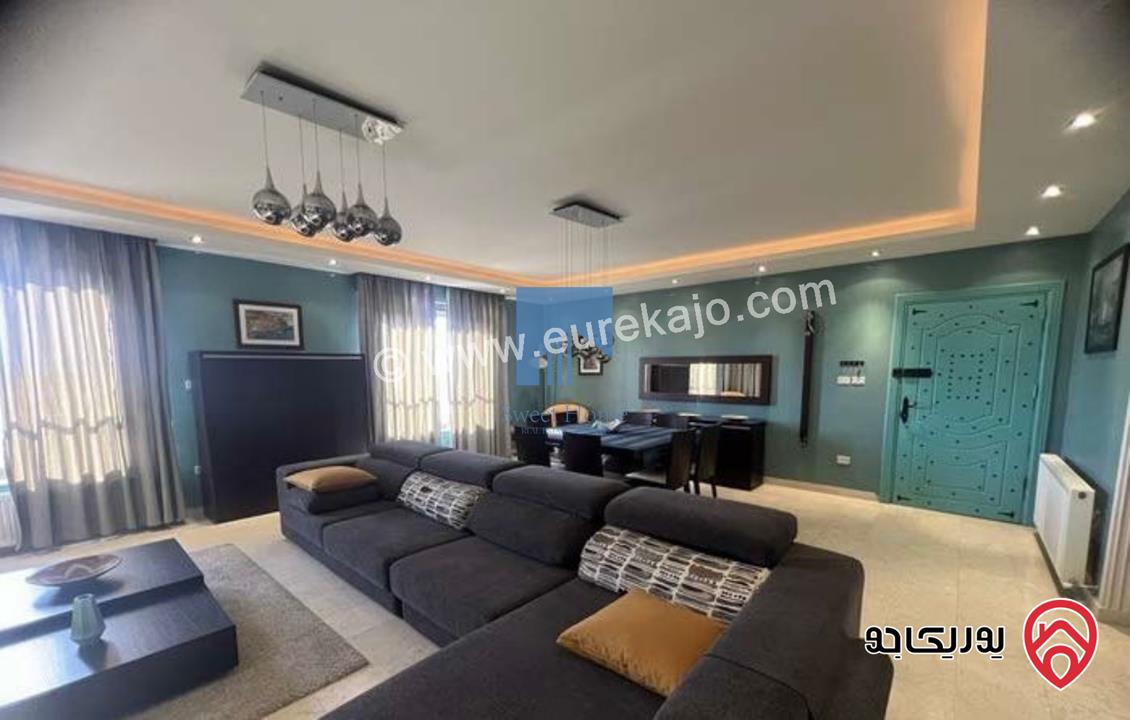 شقة مفروشة فاخرة للبيع في عمان - الجندويل طابق ثالث 185م تشطيب سوبر ديلوكس