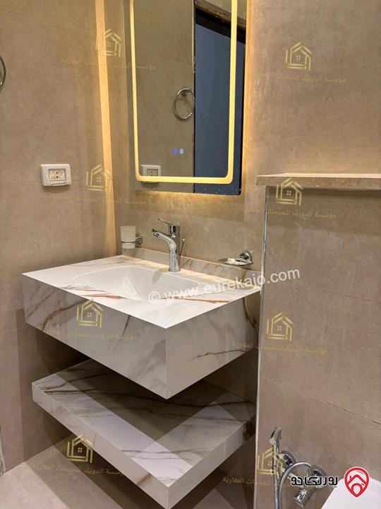 شقة فارغة طابق ارضي مساحة 200م داخلي مع 40م ترس للايجار في عمان - دير غبار 