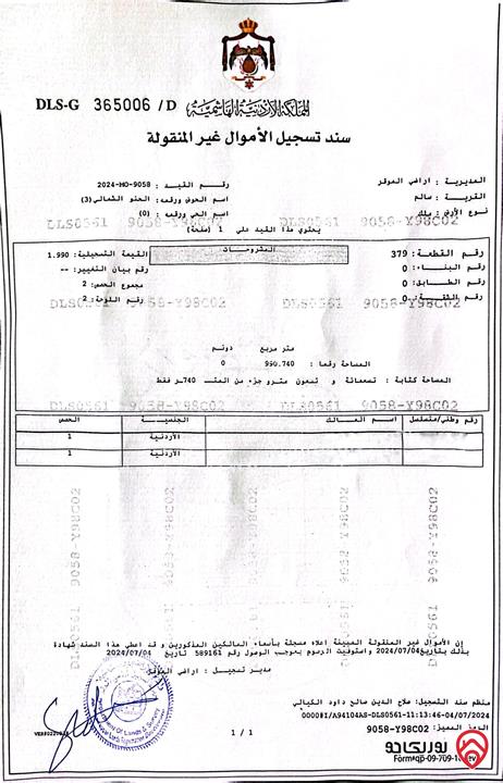 أرض مساحة 991م مميزة للبيع في عمان - قرية سالم