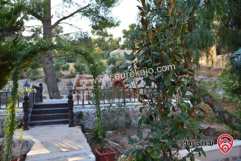 مزرعة جميلة مميزة مساحة 3 دونم و 549م مع بيت طابقين 200م للبيع في أراضي جرش - دبين 