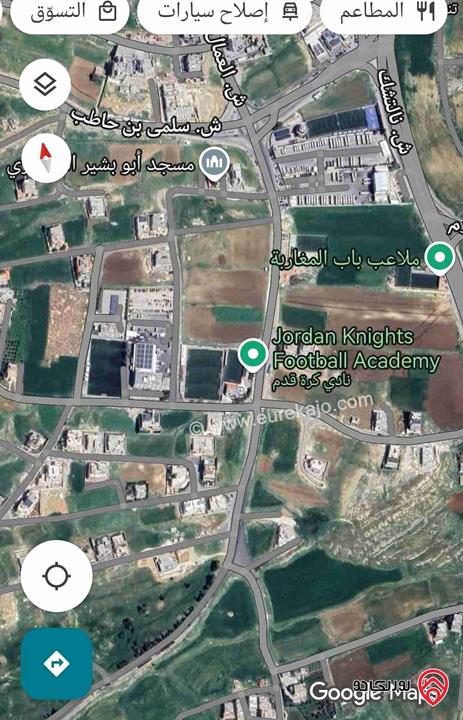 ارض مساحة 570م للبيع في عمان - الدمينة خلف الظهير طريق المطار  سكن خاص منطقة فلل