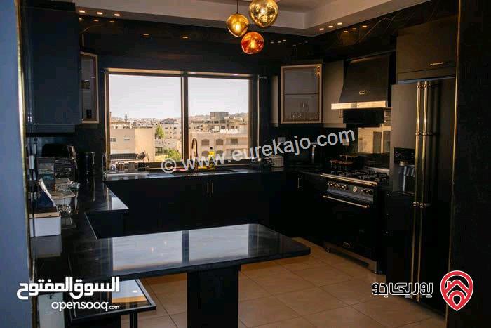 شقة مفروشة مساحة 160م طابق ثالث للايجار مفروشة في عمان - طريق المطار 