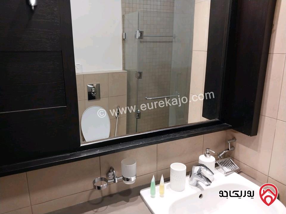 شقة مفروشة مساحة 120م مع مسبح للإيجار في عمان - عبدون 