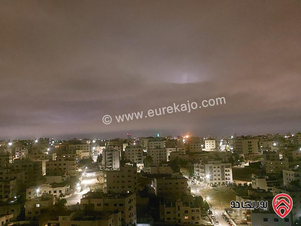 شقة طابق ثالث دوبلكس مساحة 265م مفروش فاخر للبيع في عمان – طريق المطار | حي حويطي – خلف المدارس العالمية بإطلالة بانورامية ساحرة على عمّان وشارع المطار