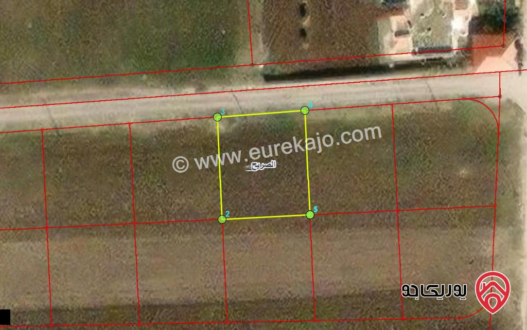 قطعة ارض مساحة 543م للبيع في اربد - شرق طريق اربد الحصن 