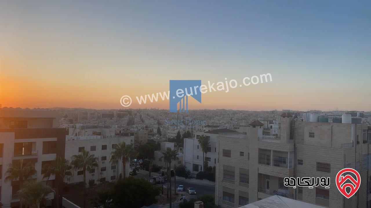 شقة فاخرة للبيع في عمان - ام اذينة طابق ثالث 185م تشطيب سوبر ديلوكس بسعر مغري