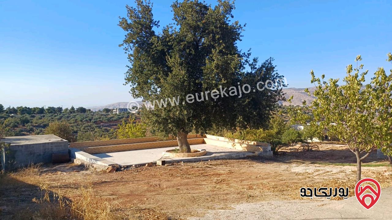 مزرعة مساحة 5177م للبيع في السلط - الصبيحي ابوالهيل  اطلاله على جبال فلسطين