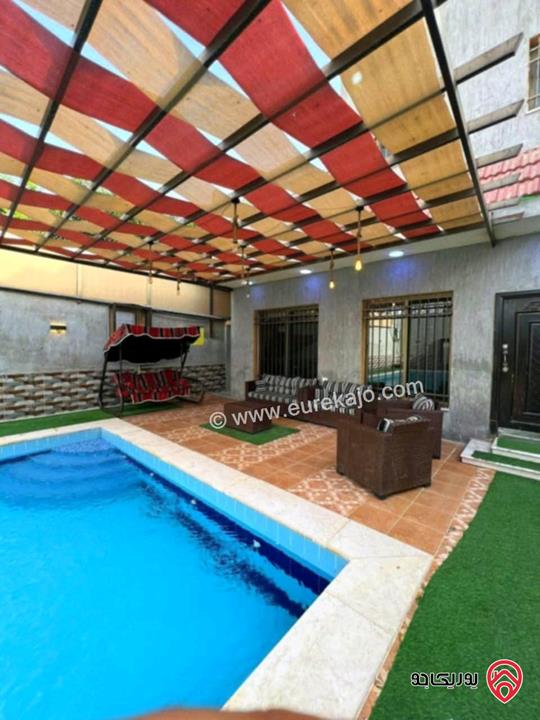 مزرعة مساحة الأرض 289م والبناء 120م للبيع في البحر الميت جوفة الكفرين