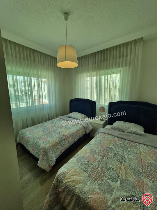 شقة سوبر ديلوكس 120م طابق ثاني مفروشة للايجار السنوي في عمان - الجندويل super deluxe furnished apartment for annual rent
