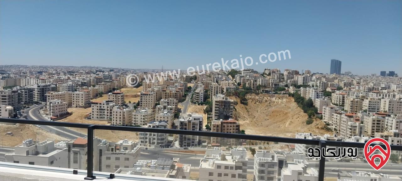 شقة للبيع في عمان - دير غبار طابق اخير مع روف مساحة البناء 180م ومساحة الترس 80م
