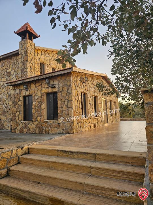 مزرعة ريفية مساحة الأرض 3 دونم و 500م والبناء 130م للبيع في السلط - الصبيحي