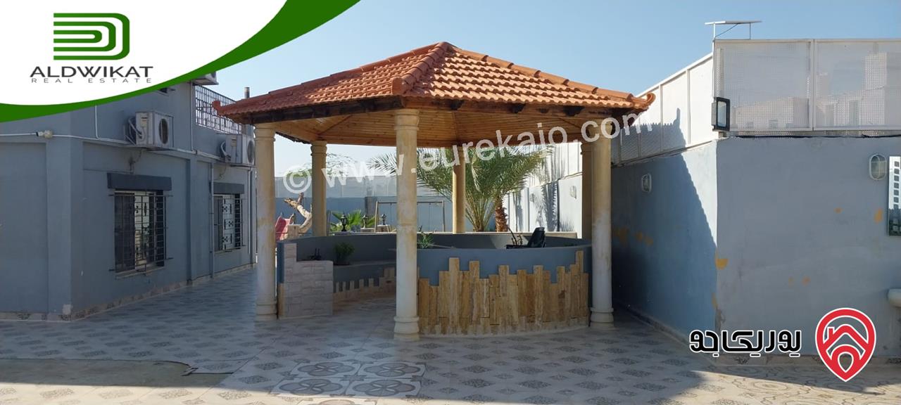 شاليه مميز مساحة البناء 180م على أرض 1300م للبيع في الغور الشونة الجنوبية