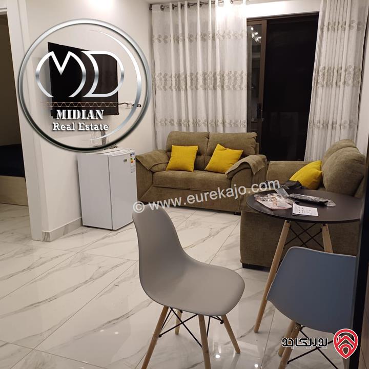 شقق و استديوهات مفروشة للايجار في عمان - الشميساني تشطيبات و ديكورات فندقية فرش فاخر اطلالة جميلة