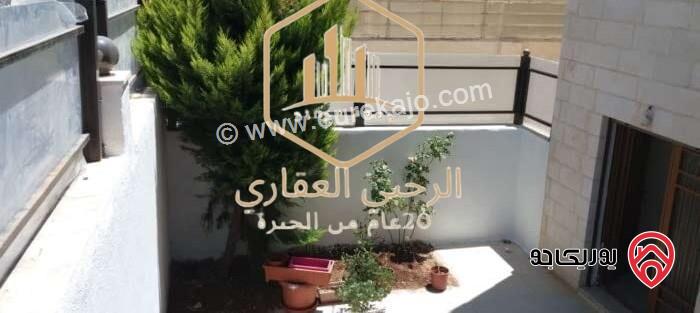 شقة شبه ارضية مساحة 180م داخلي و 40م ترس ومدخل مستقل للايجار في عمان - خلدا 