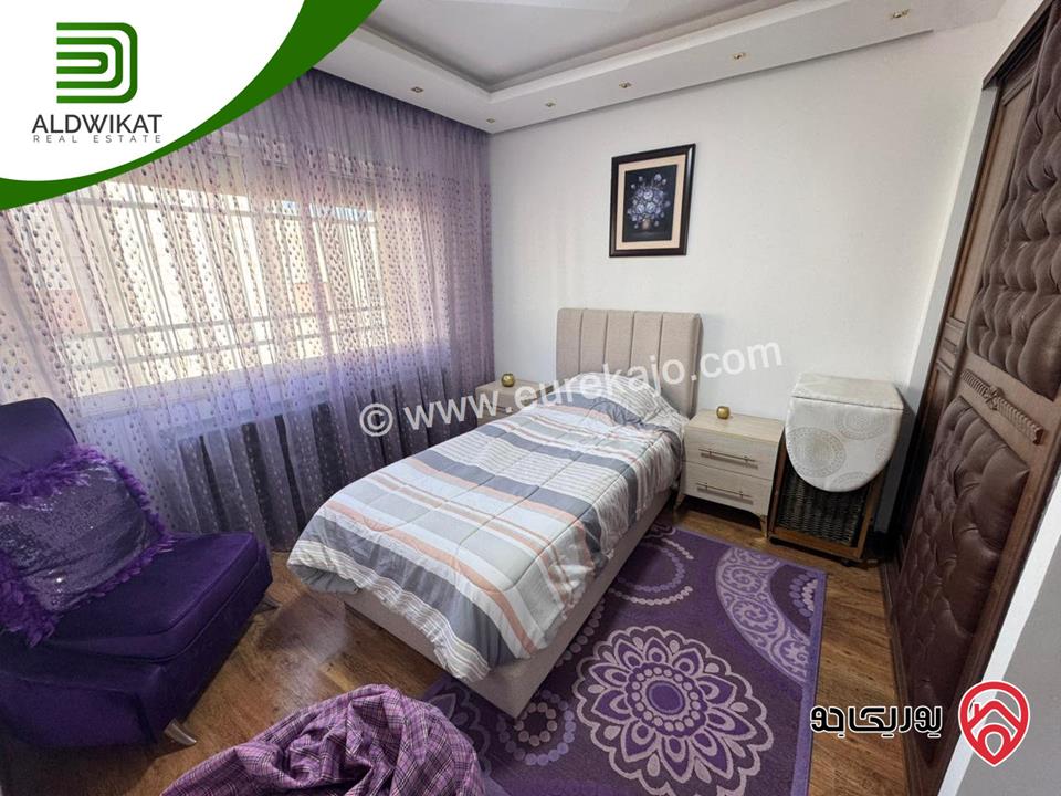 شقة مفروشة للبيع او للايجار في عمان - الصويفية طابق ثالث مساحة 160م ومساحة الترس 10م موقع مميز