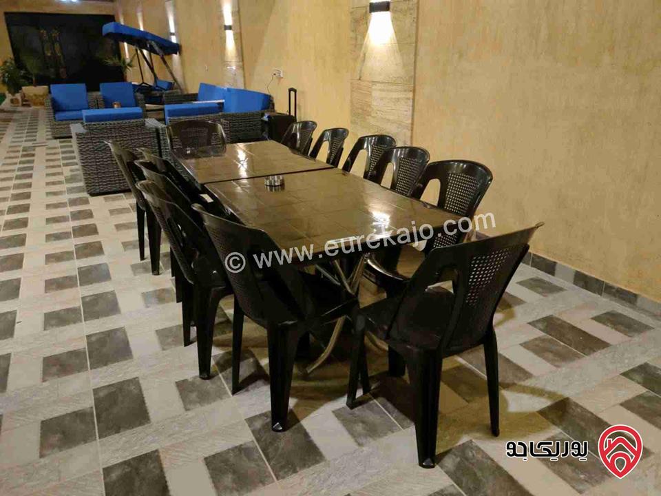 شاليه حديث البناء مساحة الأرض 288م ومساحة البناء 120م للبيع في جوفة الكفرين منطقة شاليهات