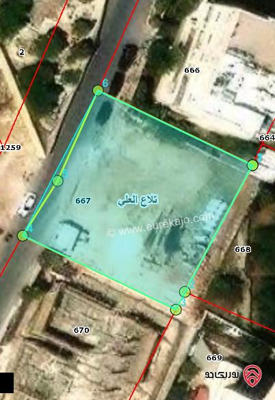 قطعة أرض مساحة 983م للبيع في عمان – شارع الجاردنز / البركة