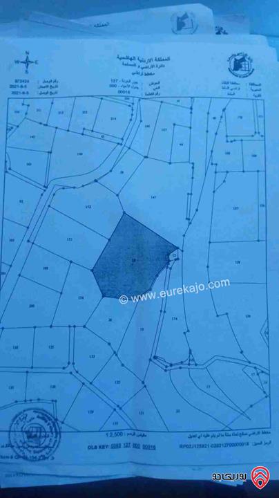 أرض مساحة 4 دونم و 200م للبيع في السلط زي بجانب عين سعدى 
