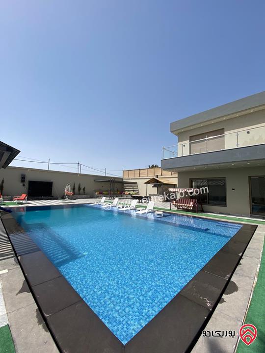   شاليه فيلا مياس للايجار اليومي في البحر الميت - البحيرة
